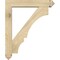 Ekena Millwork Balboa Arts and Crafts Rough Sawn Bracket w/ Offset Brace, Douglas Fir, 6"W x 30"D x 36"H BKT0604X30X36BOA03RDF - alternate 4